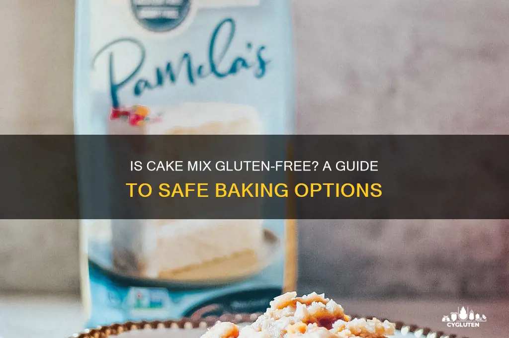is cake mix gluten free