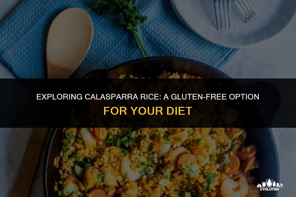 is calasparra rice gluten free