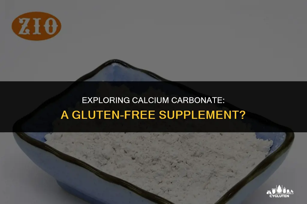 is calcium carbonate gluten free