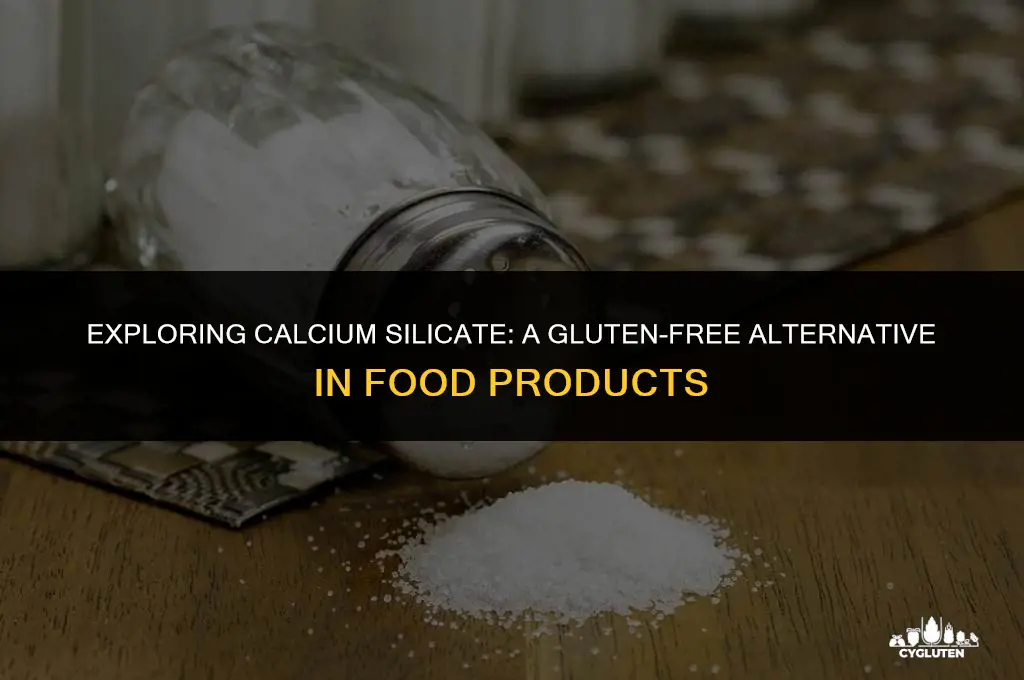 is calcium silicate gluten free