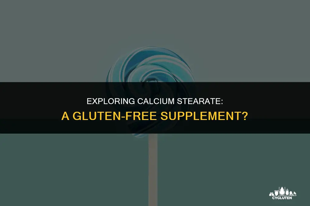 is calcium stearate gluten free