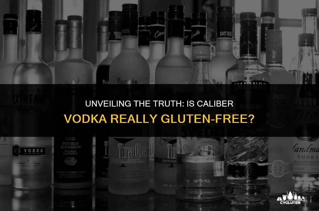 is caliber vodka gluten free