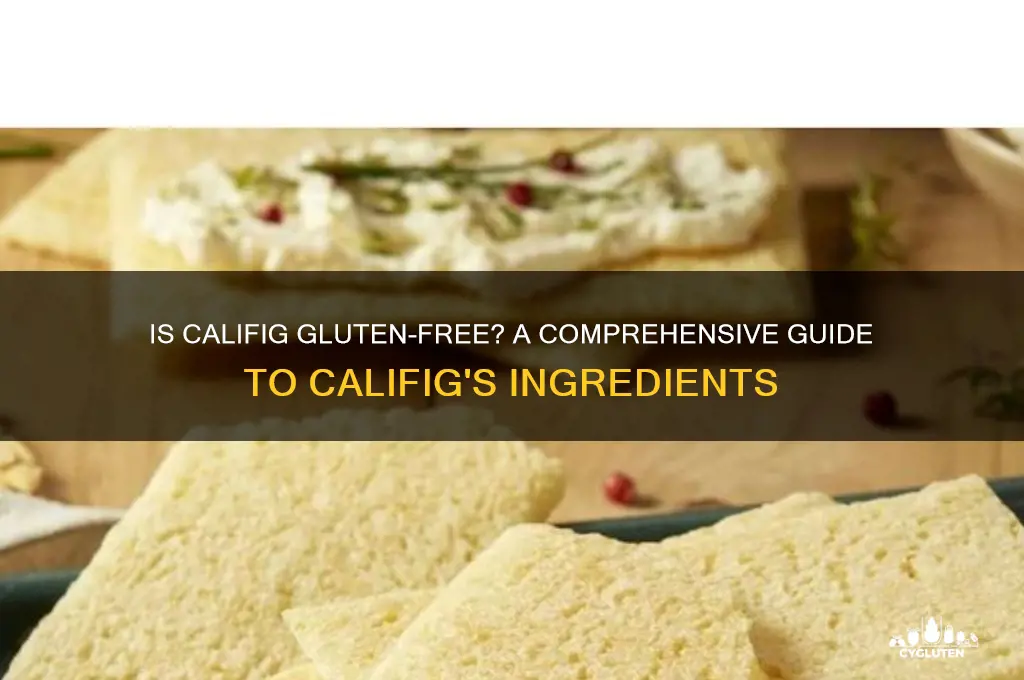 is califig gluten free