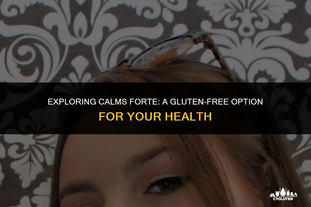 is calms forte gluten free