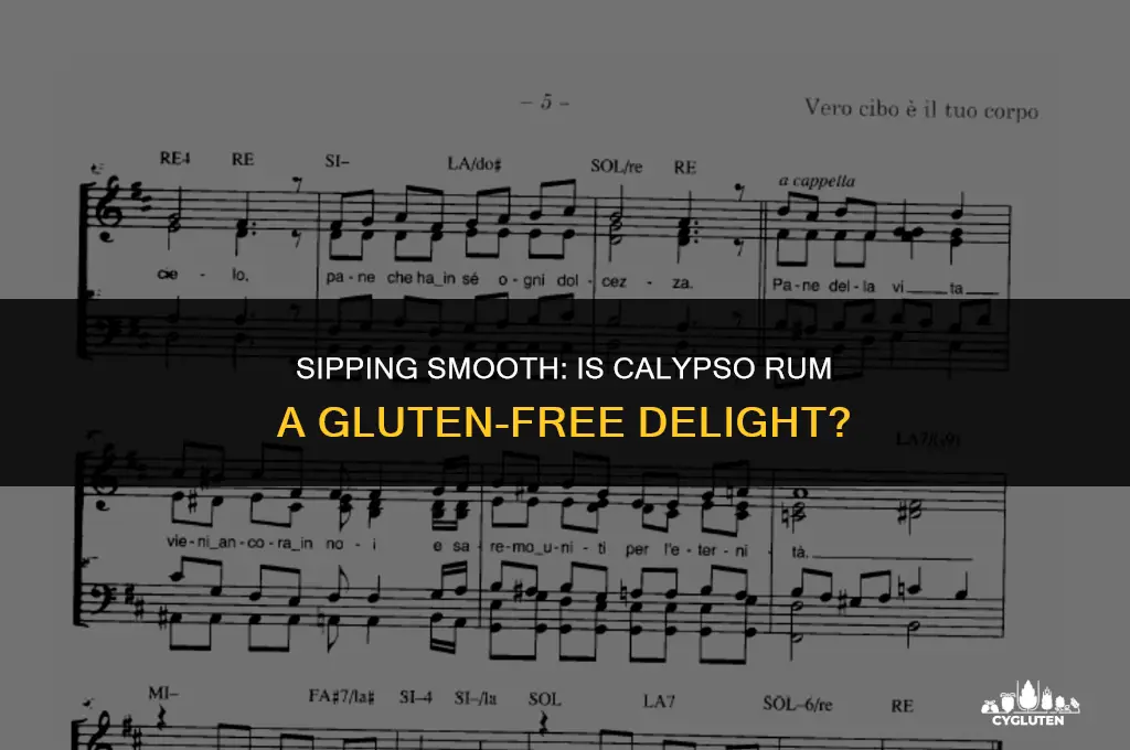 is calypso rum gluten free