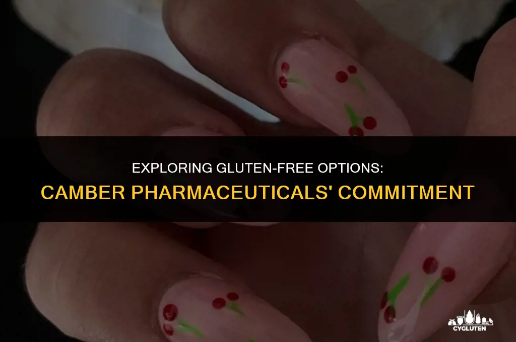 is camber pharmaceuticals gluten free