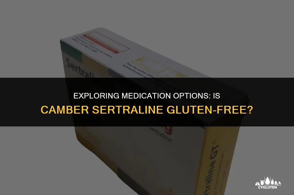 is camber sertraline gluten free