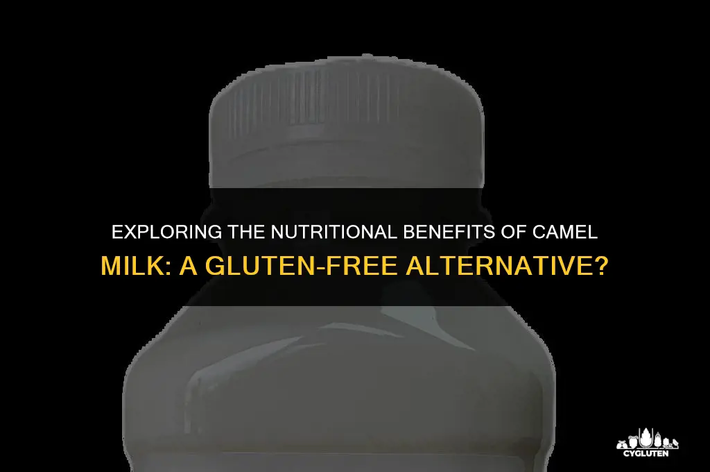 is camel milk gluten free