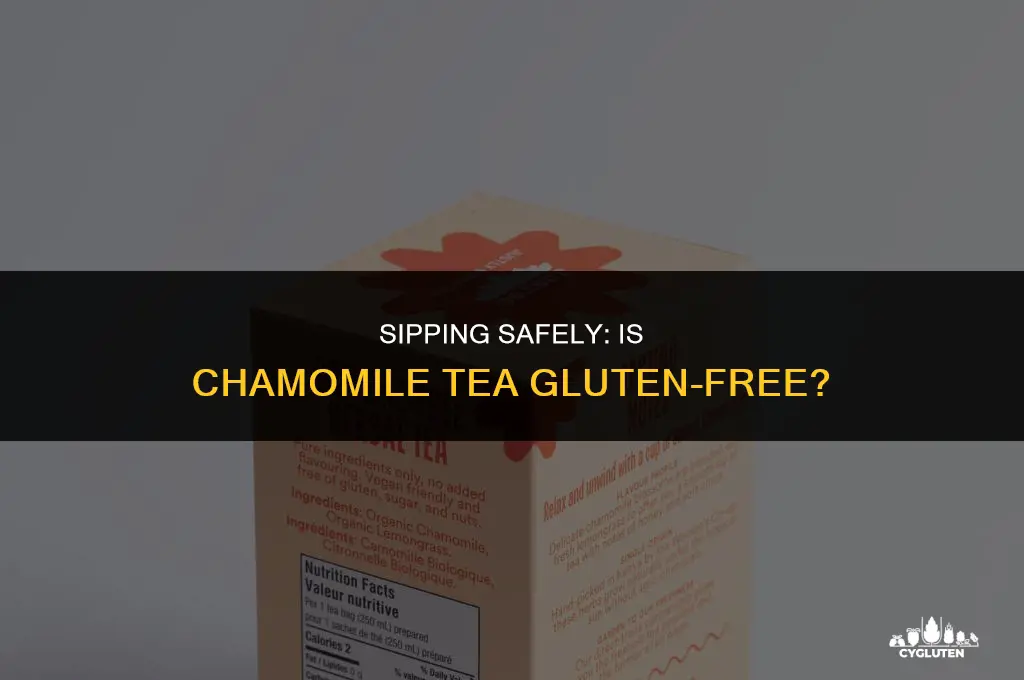 is camomile tea gluten free