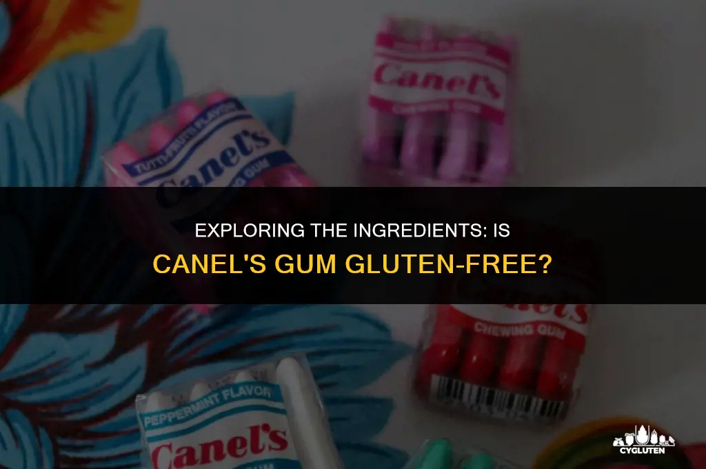 is canels gum gluten free