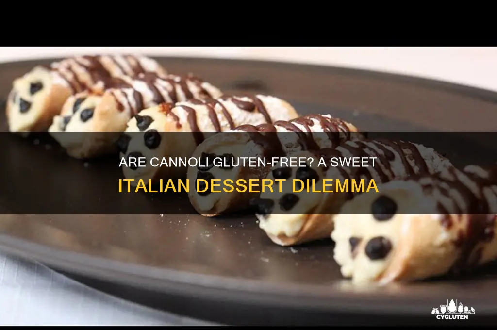 is cannoli gluten free