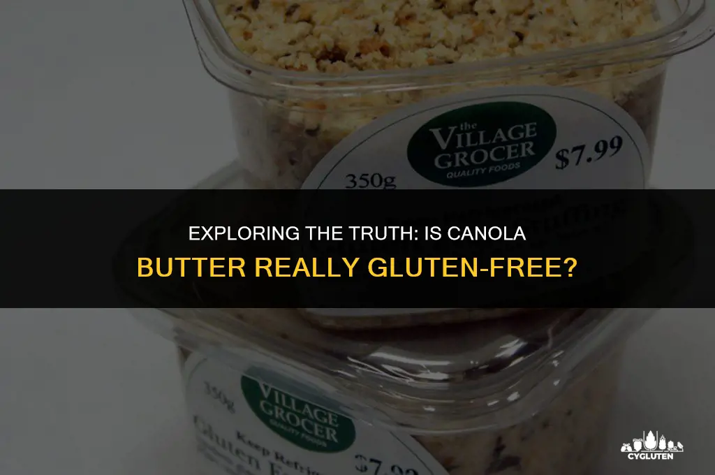 is canola butter gluten free