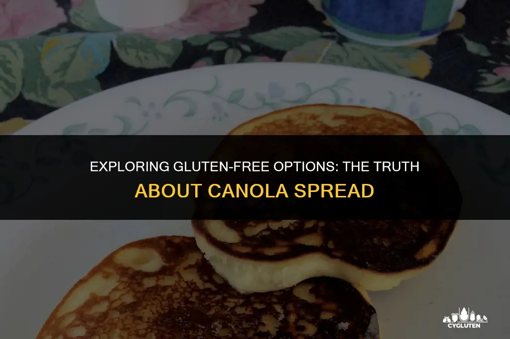 is canola spread gluten free
