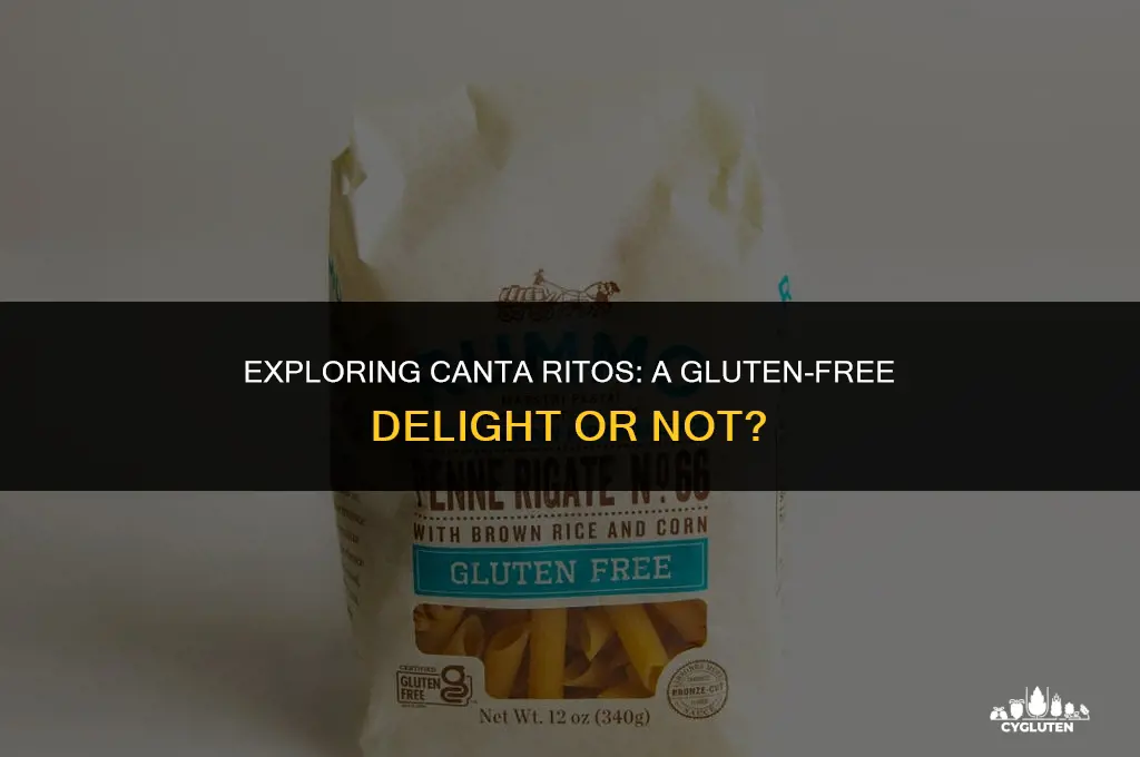 is canta ritos gluten free