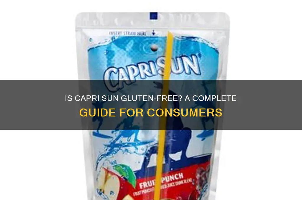 is capri sun gluten free