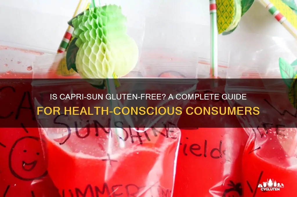 is caprisun gluten free