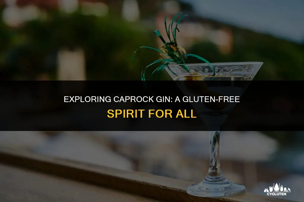 is caprock gin gluten free