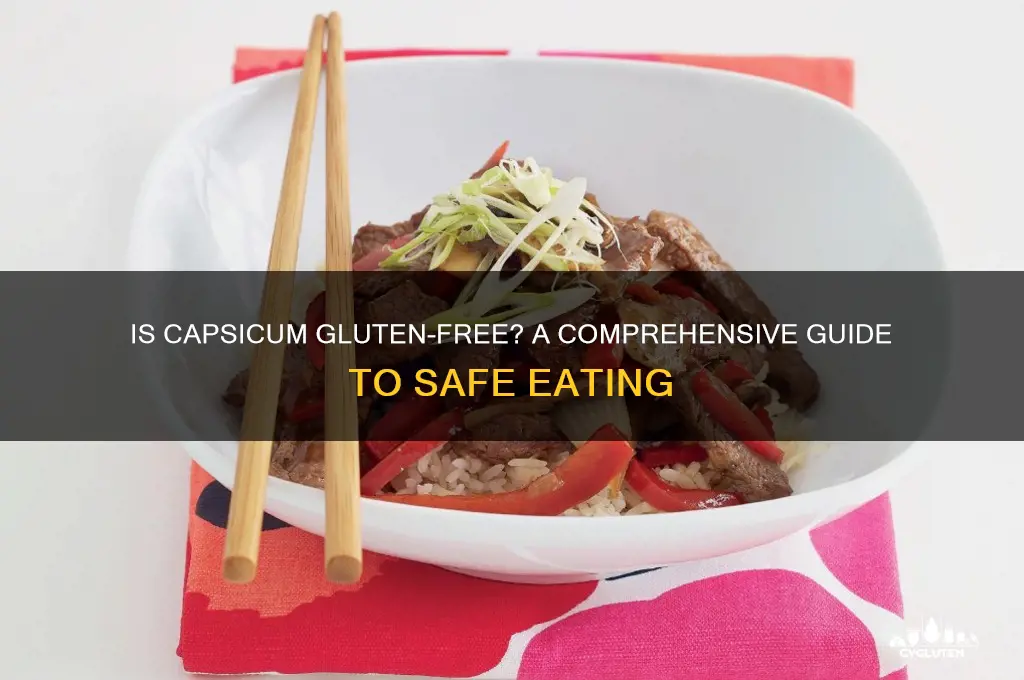 is capsicum gluten free