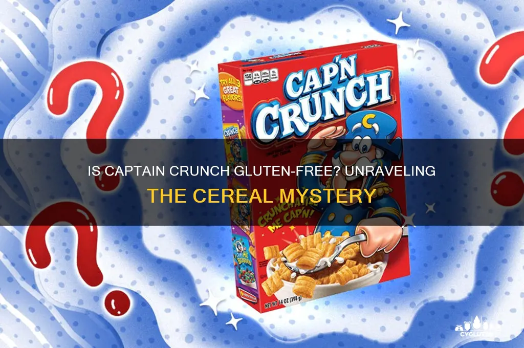 is captain gluten free