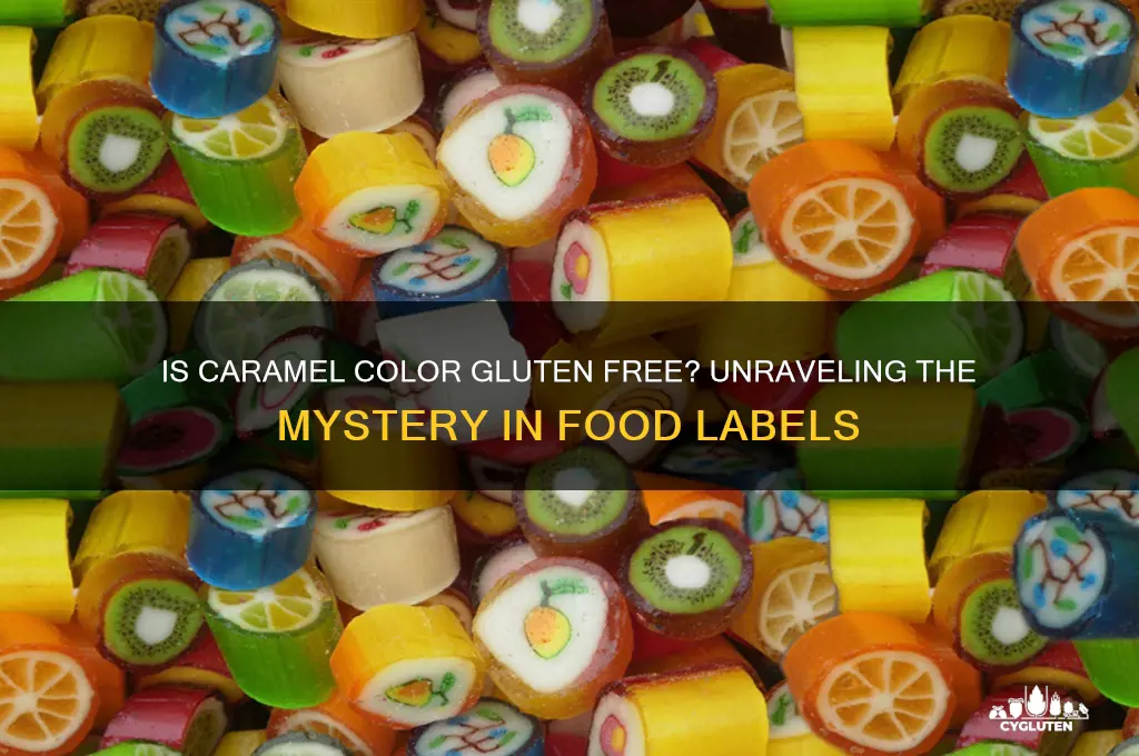 is caramel color gluten free