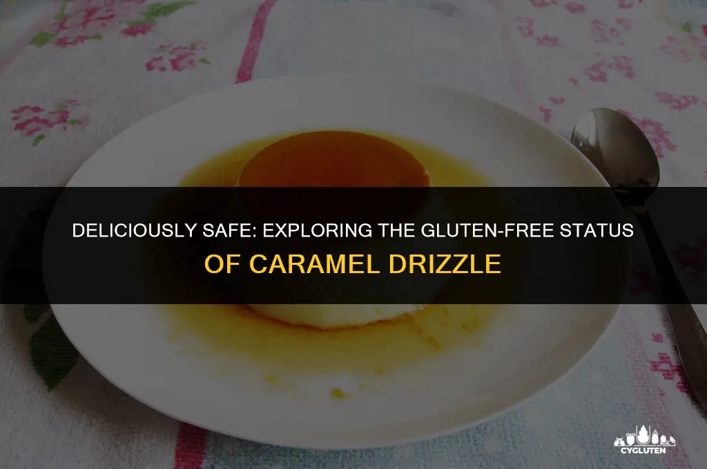 is caramel drizzle gluten free