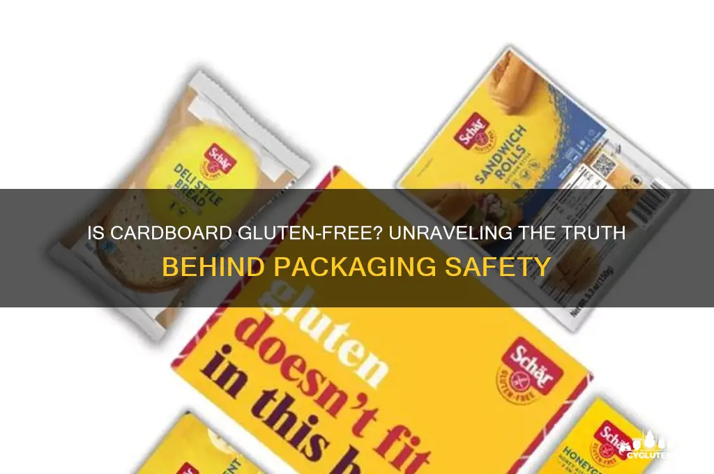 is cardboard gluten free