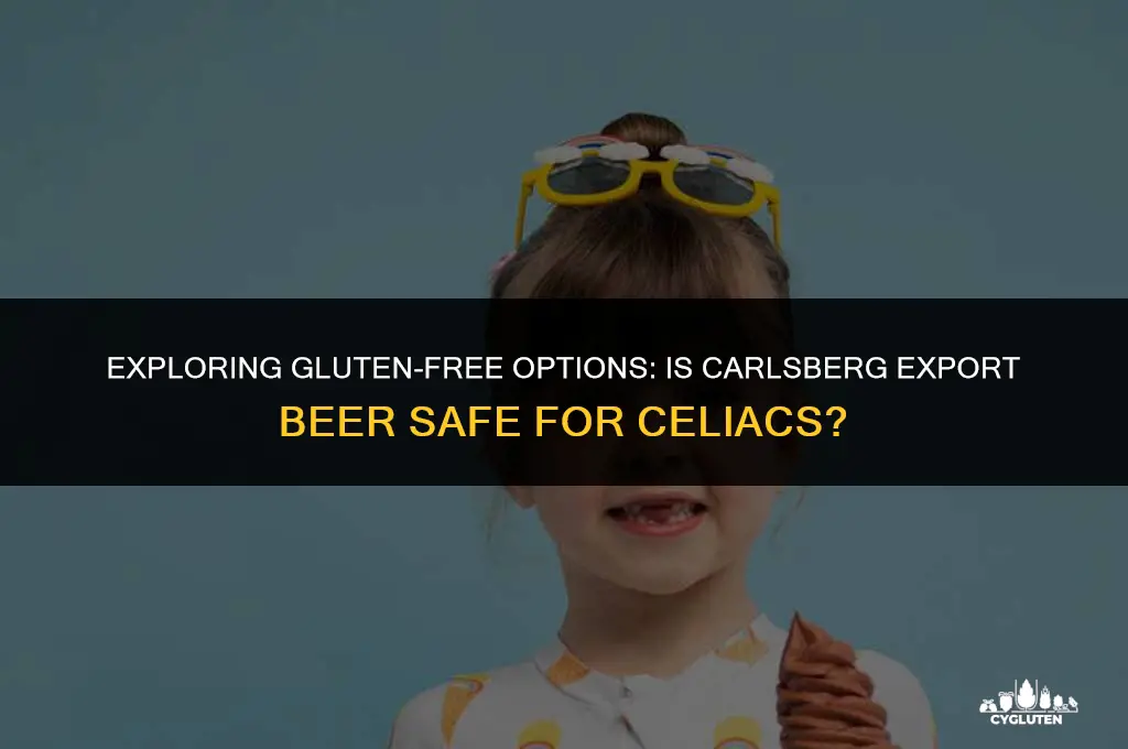 is carlsberg export gluten free