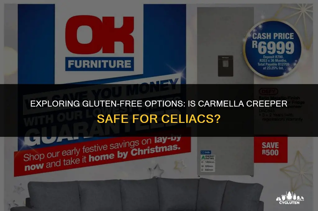 is carmella creeper gluten free