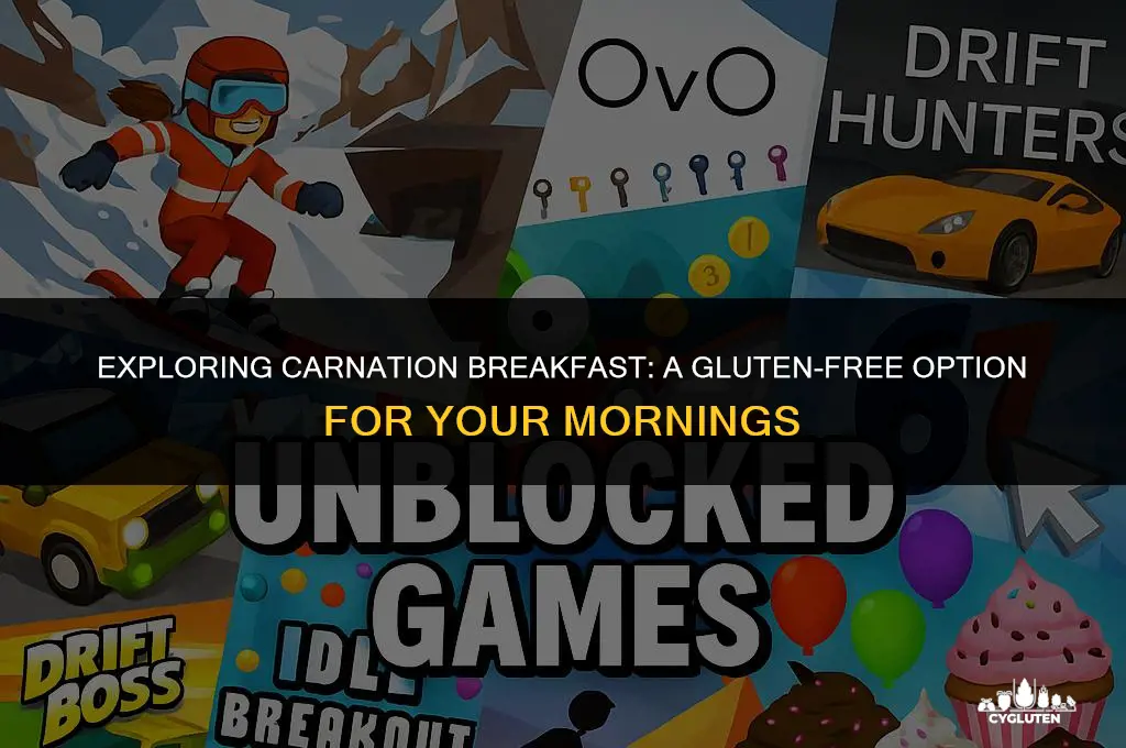 is carnation breakfast gluten free