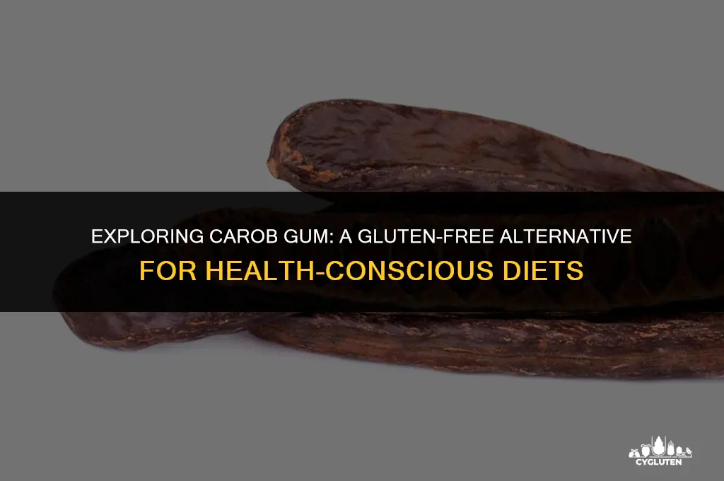 is carob gum gluten free