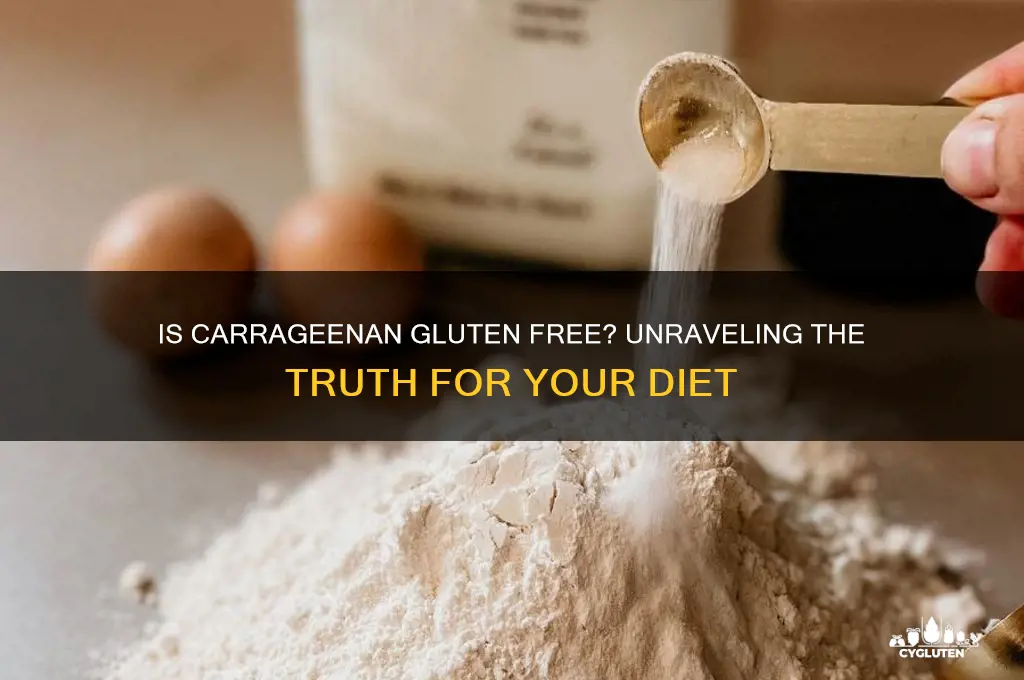 is carrageenan gluten free