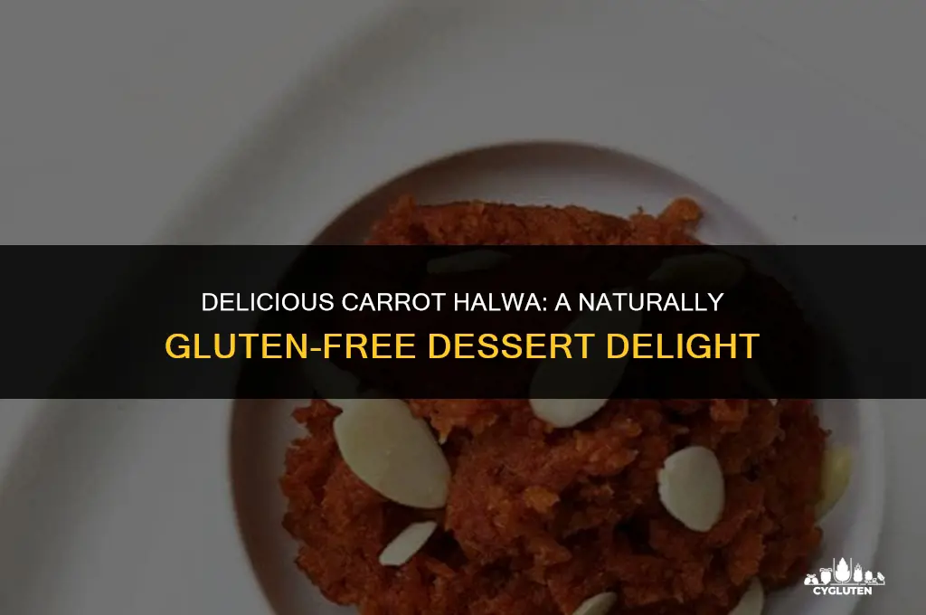 is carrot halwa gluten free