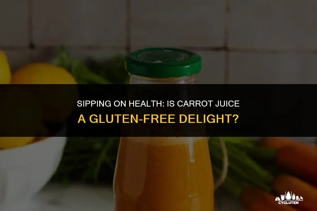 is carrot juice gluten free