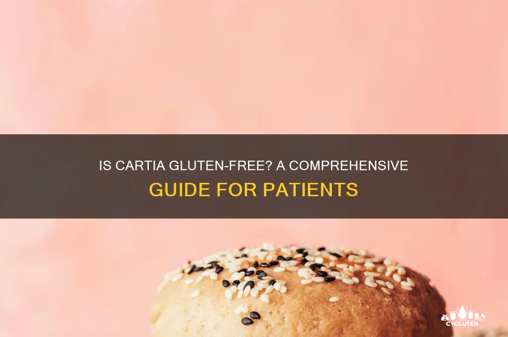 is cartia gluten free