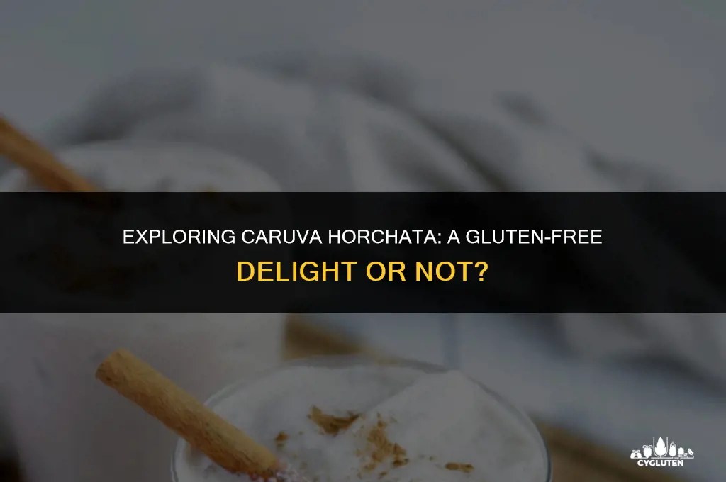 is caruva horchata gluten free