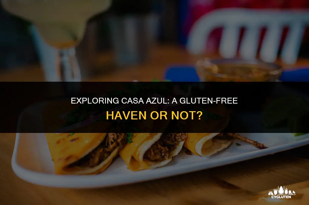 is casa azul gluten free