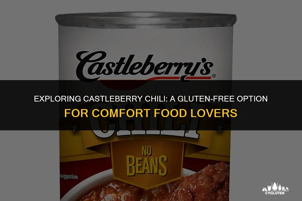is castleberry chili gluten free