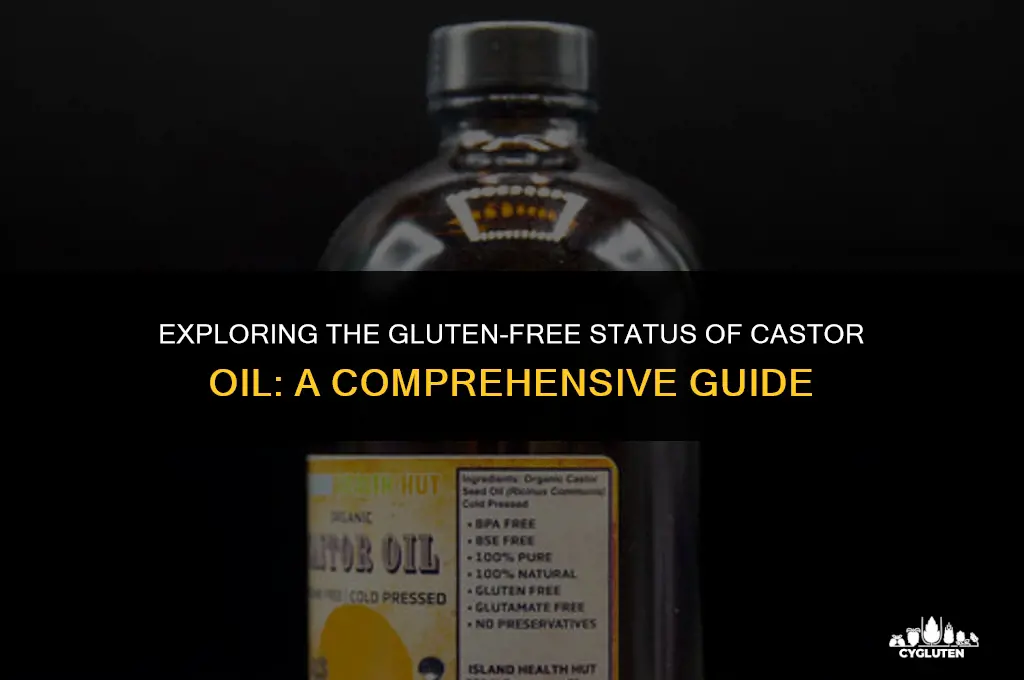 is castor oil gluten free