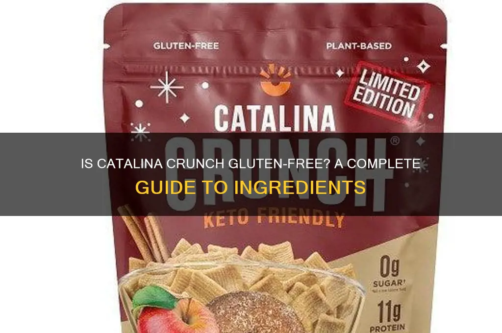 is catalina crunch gluten free