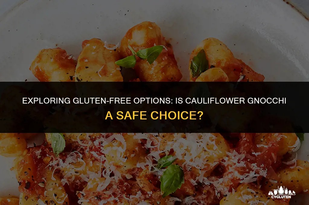 is cauliflower gnocchi gluten free