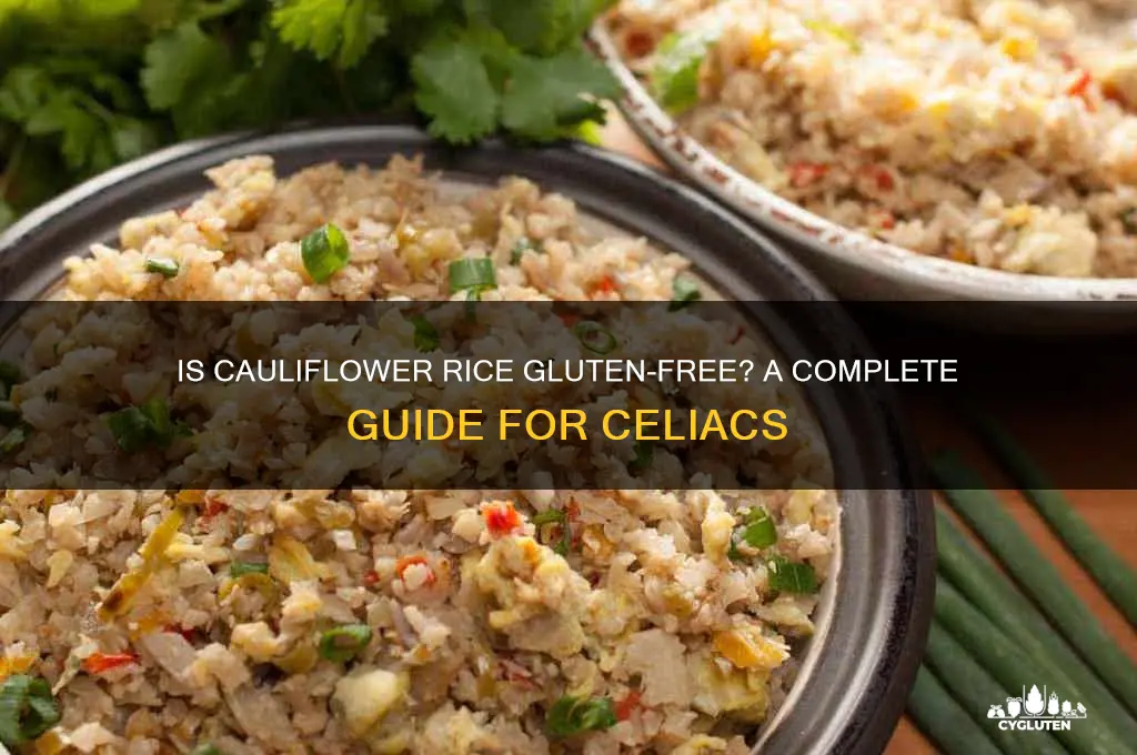 is cauliflower rice gluten free