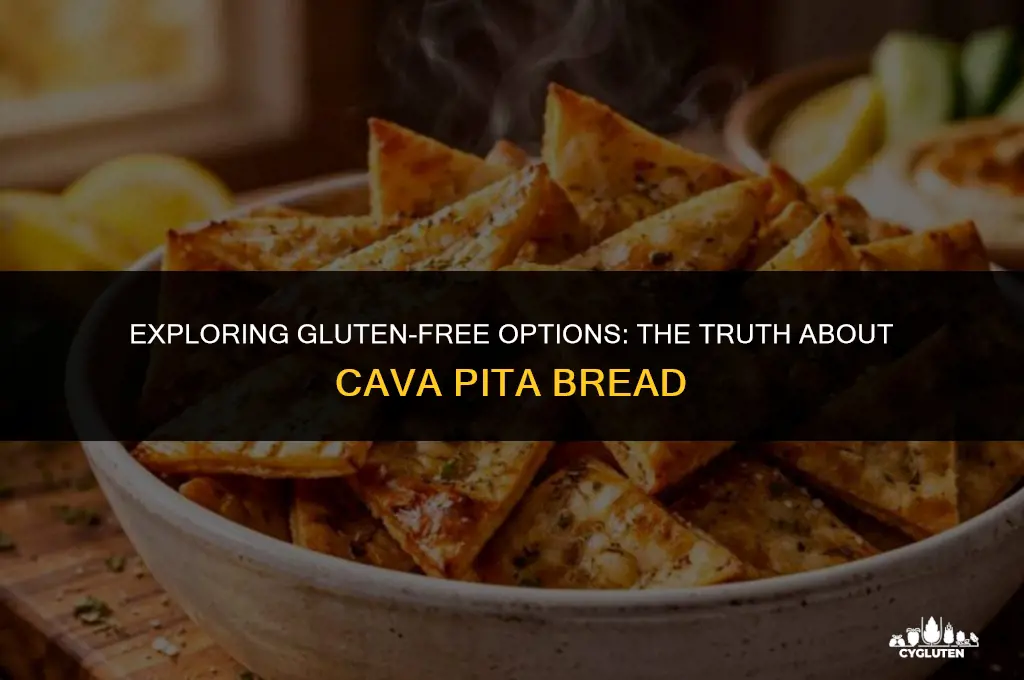 is cava pita gluten free