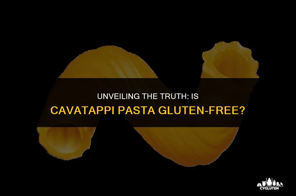 is cavatappi pasta gluten free