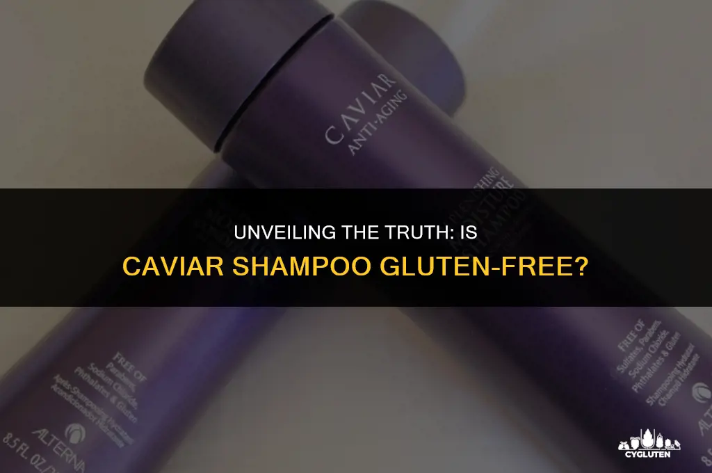 is caviar shampoo gluten free