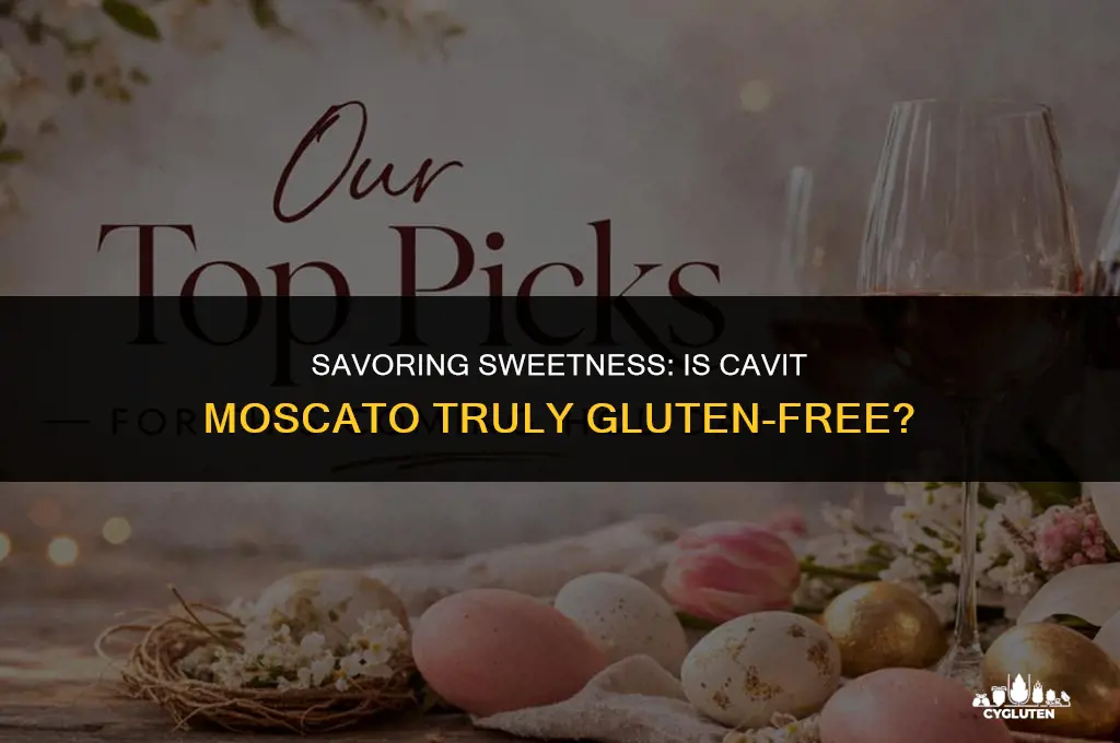 is cavit moscato gluten free