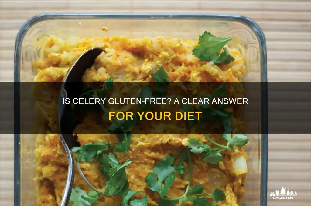 is celery gluten free