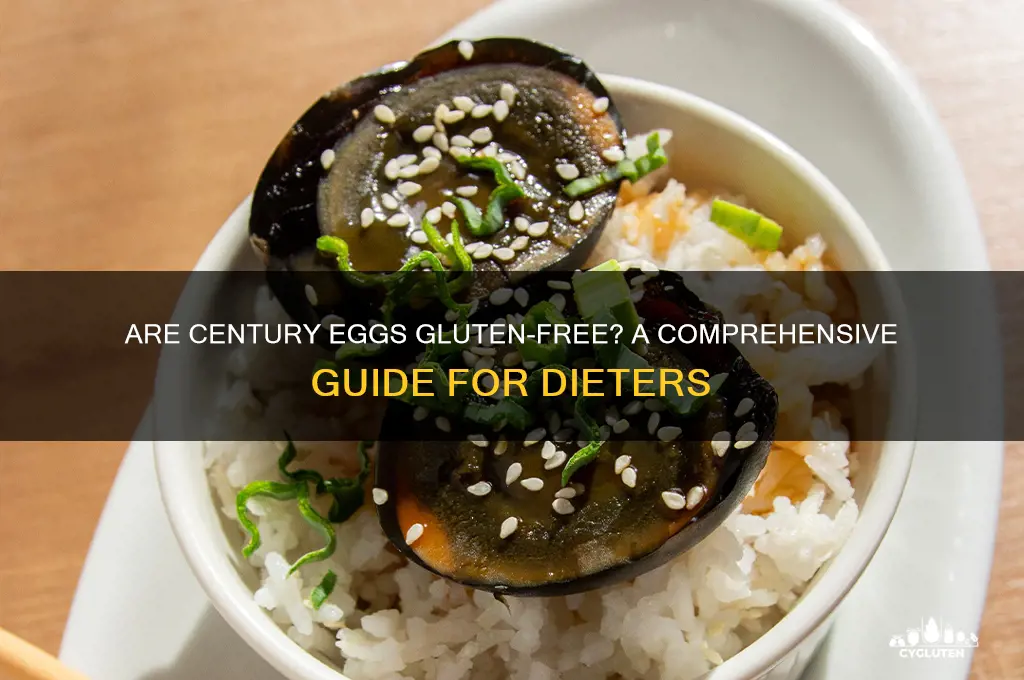 is century egg gluten free