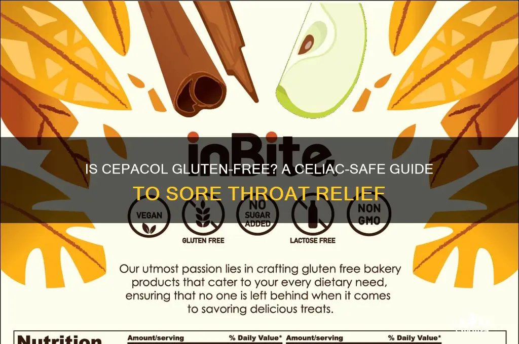 is cepacol gluten free celiac