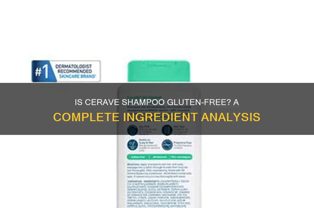 is cerave shampoo gluten free