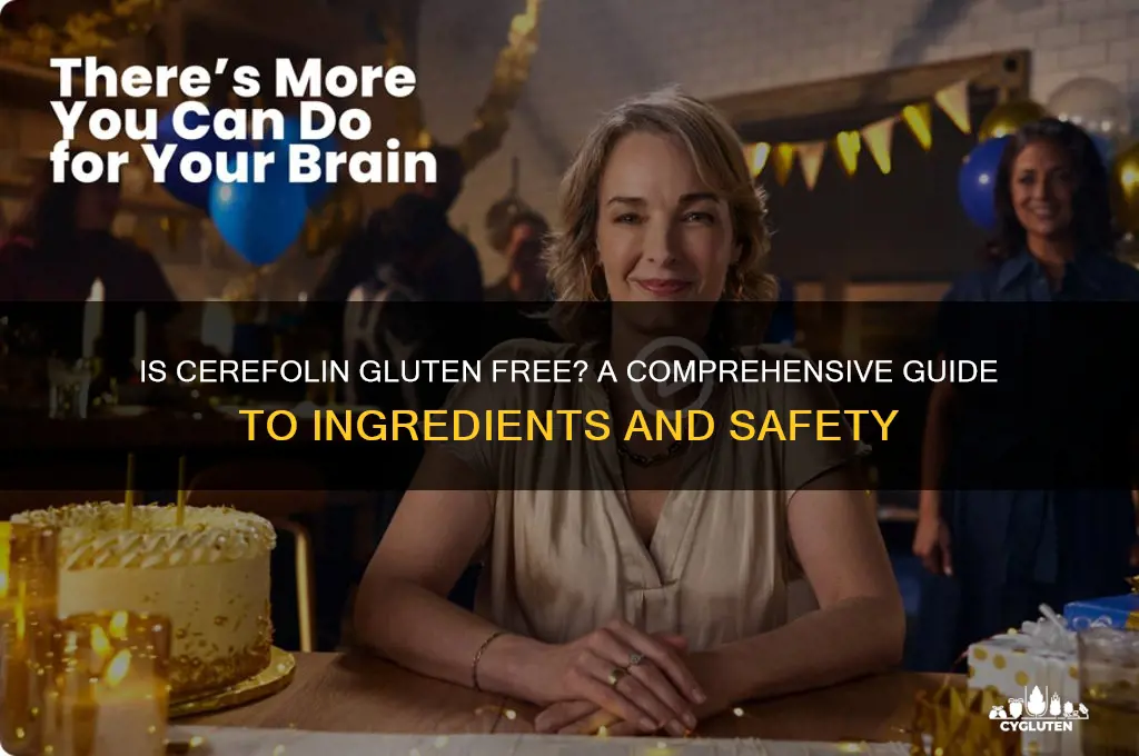 is cerefolin gluten free